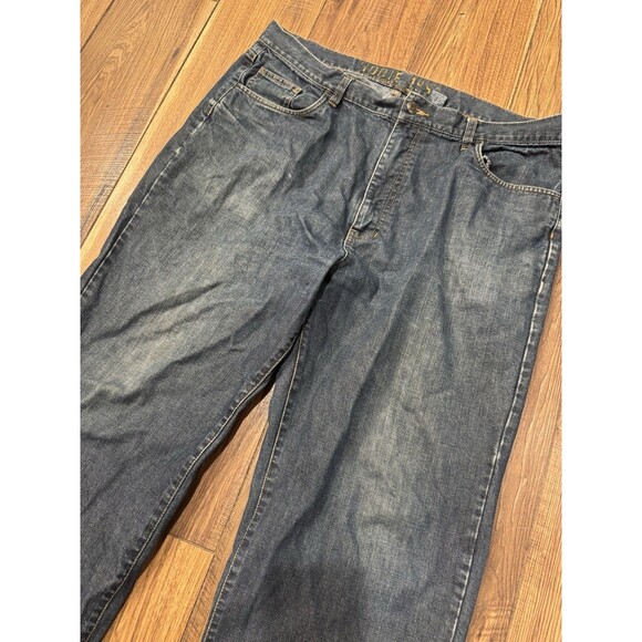 Hobie 1950 Mens Straight Leg Blue Jeans Size 36x34 Y2K 2000s Skater - Picture 3 of 7